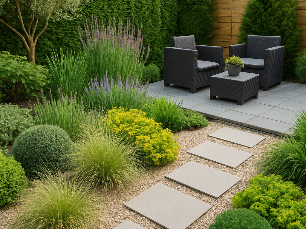 10 ideeën voor een onderhoudsarme tuin