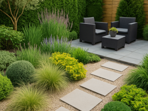 10 ideeën voor een onderhoudsarme tuin