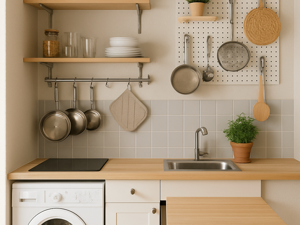 6 ruimtebesparende oplossingen voor kleine keukens