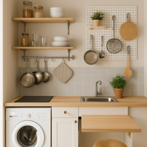 6 ruimtebesparende oplossingen voor kleine keukens