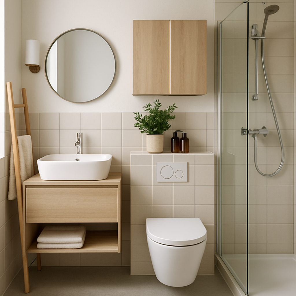 7 slimme tips voor kleine badkamers