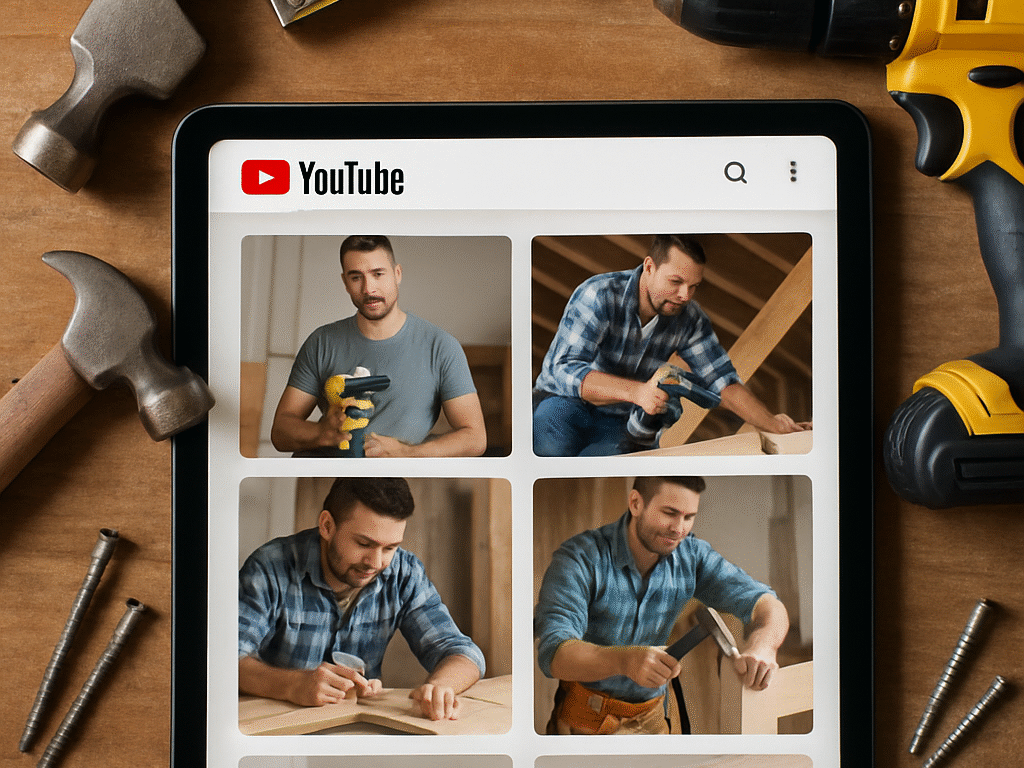 Beste YouTube kanalen voor klussers