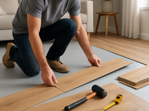 Hoe leg je zelf een PVC vloer