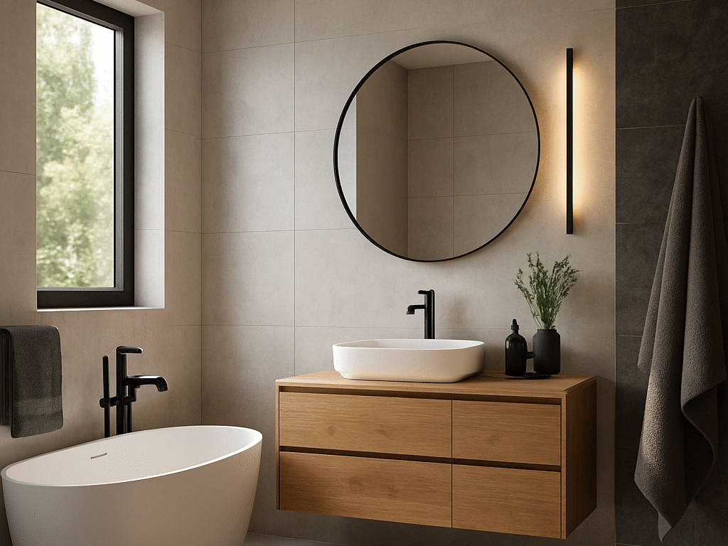 Inspiratie voor een moderne badkamer