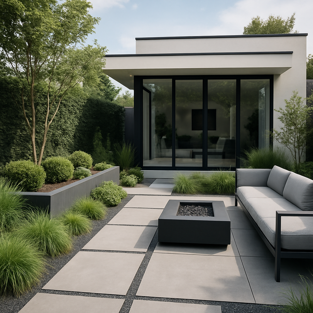 Inspiratie voor een moderne tuin