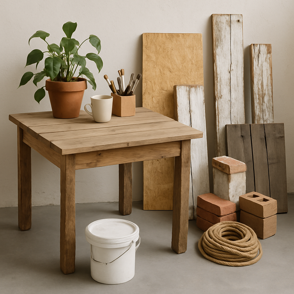 Inspiratie voor hergebruik van materialen