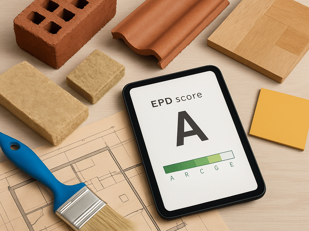Materialen kiezen met een EPD-score