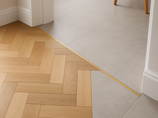 Mooie overgangen tussen twee vloeren