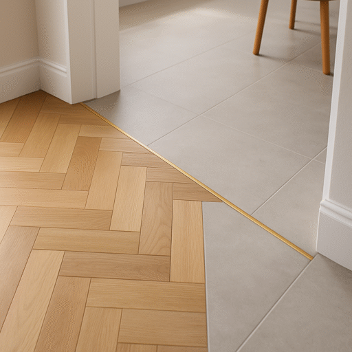 Mooie overgangen tussen twee vloeren