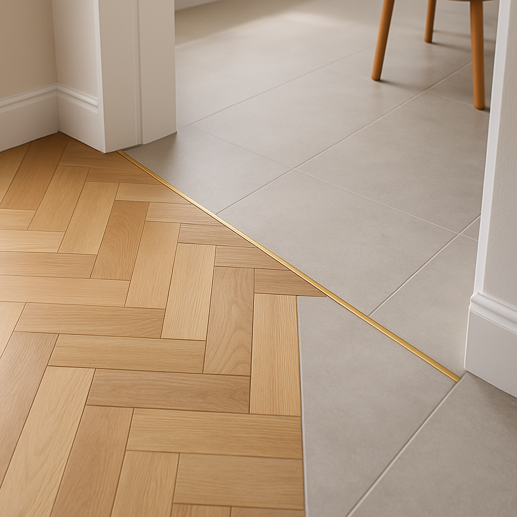 Mooie overgangen tussen twee vloeren