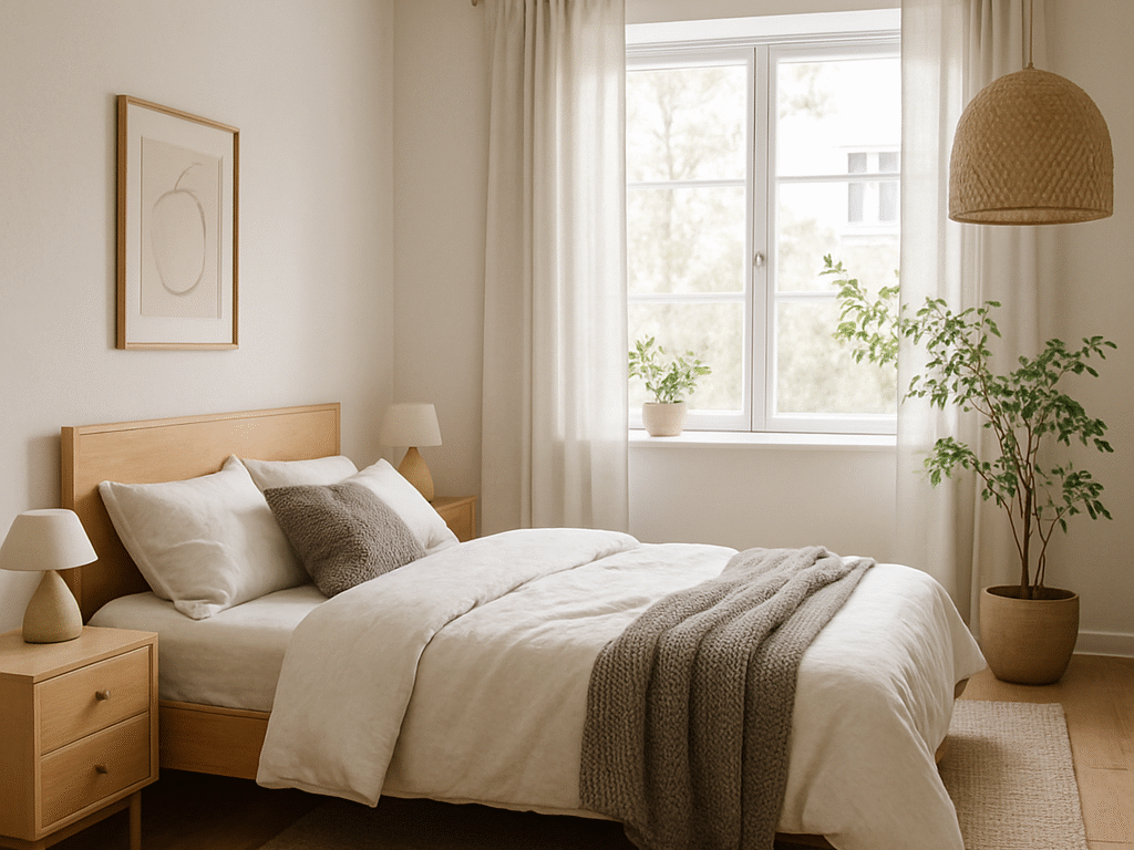 Scandinavische slaapkamer inspiratie