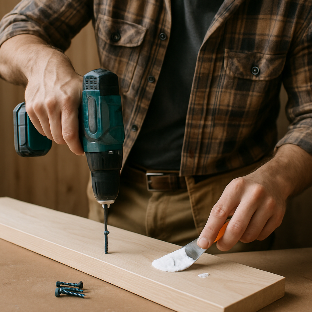 Schroeven boren plamuren uitgelegd