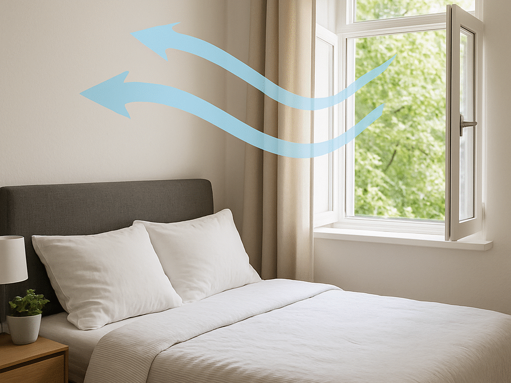 Tips voor ventilatie in je slaapkamer