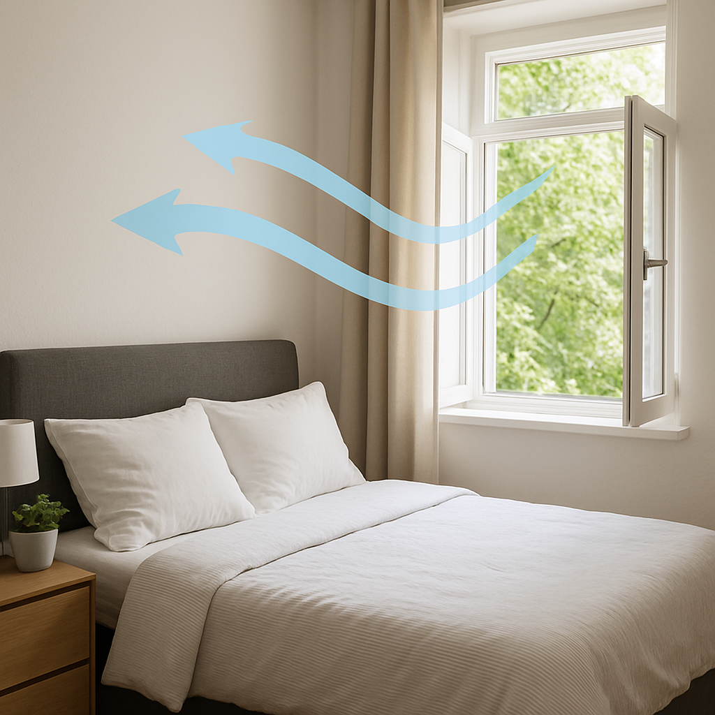 Tips voor ventilatie in je slaapkamer