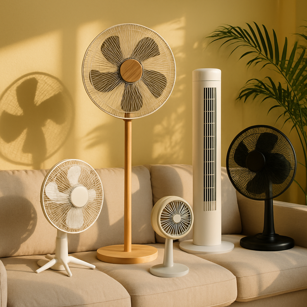 Top 5 ventilatoren voor warme dagen