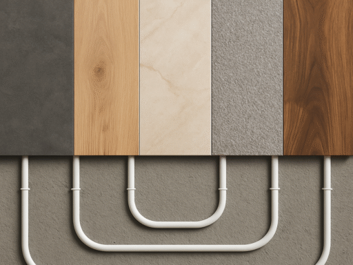 Top 5 vloeren voor vloerverwarming