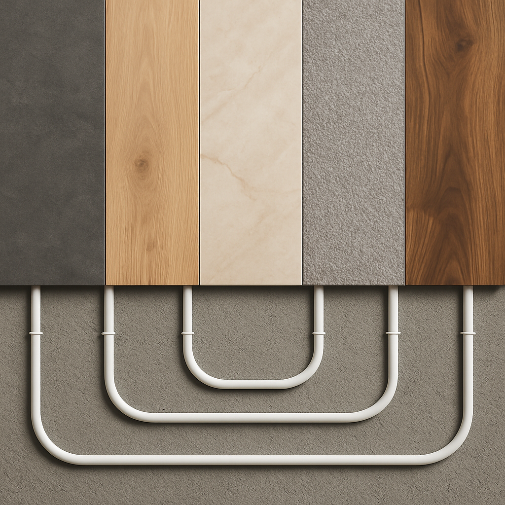 Top 5 vloeren voor vloerverwarming