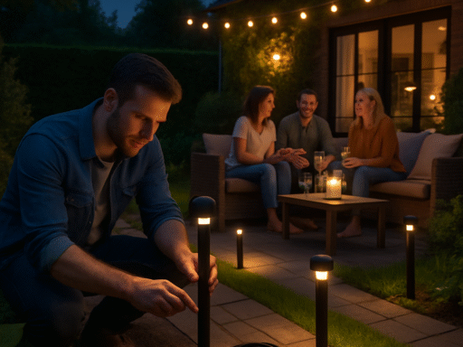Verlichting aanleggen in de tuin