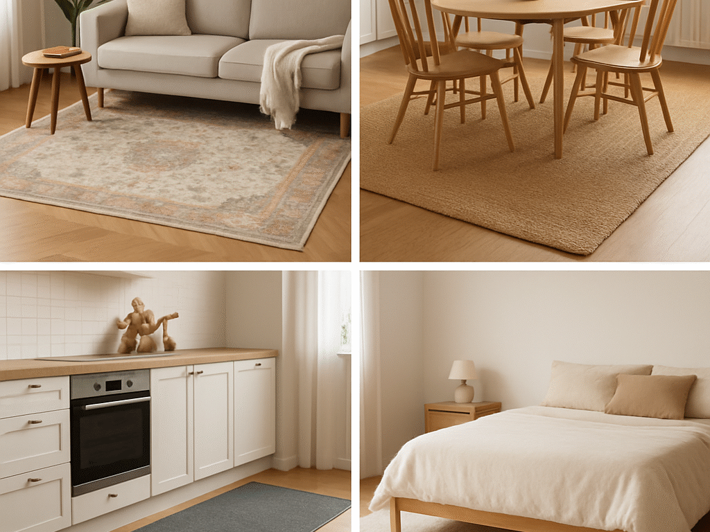 Vloerkleden kiezen per ruimte